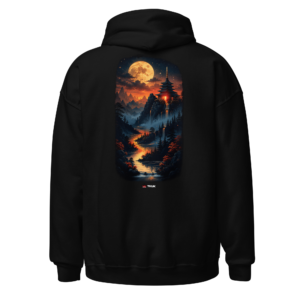 Statement Wear moonlit landscape hoodie