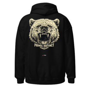 Animal Prints bear primal instinct hoodie