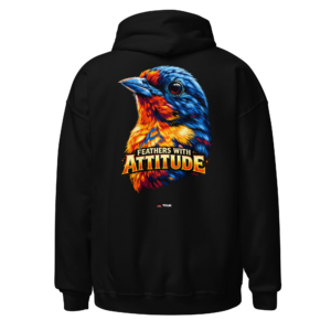 Animal Prints feathers with attitude hoodie