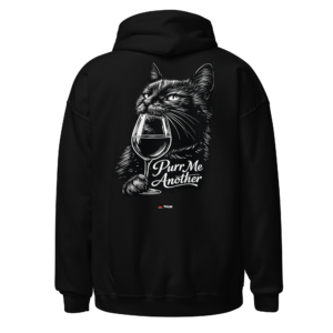 Animal Prints purr me another cat hoodie