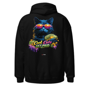 cool cats get paid hoodie