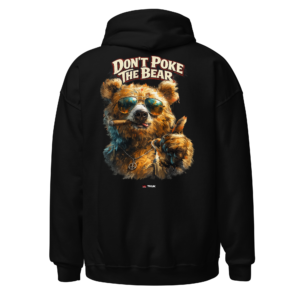 Animal Prints don't poke the bear hoodie