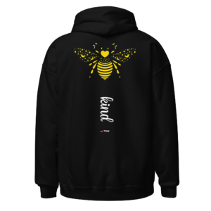 Animal Prints bee kind heart bee hoodie