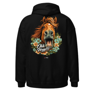 Animal Prints ohh hey funny horse hoodie