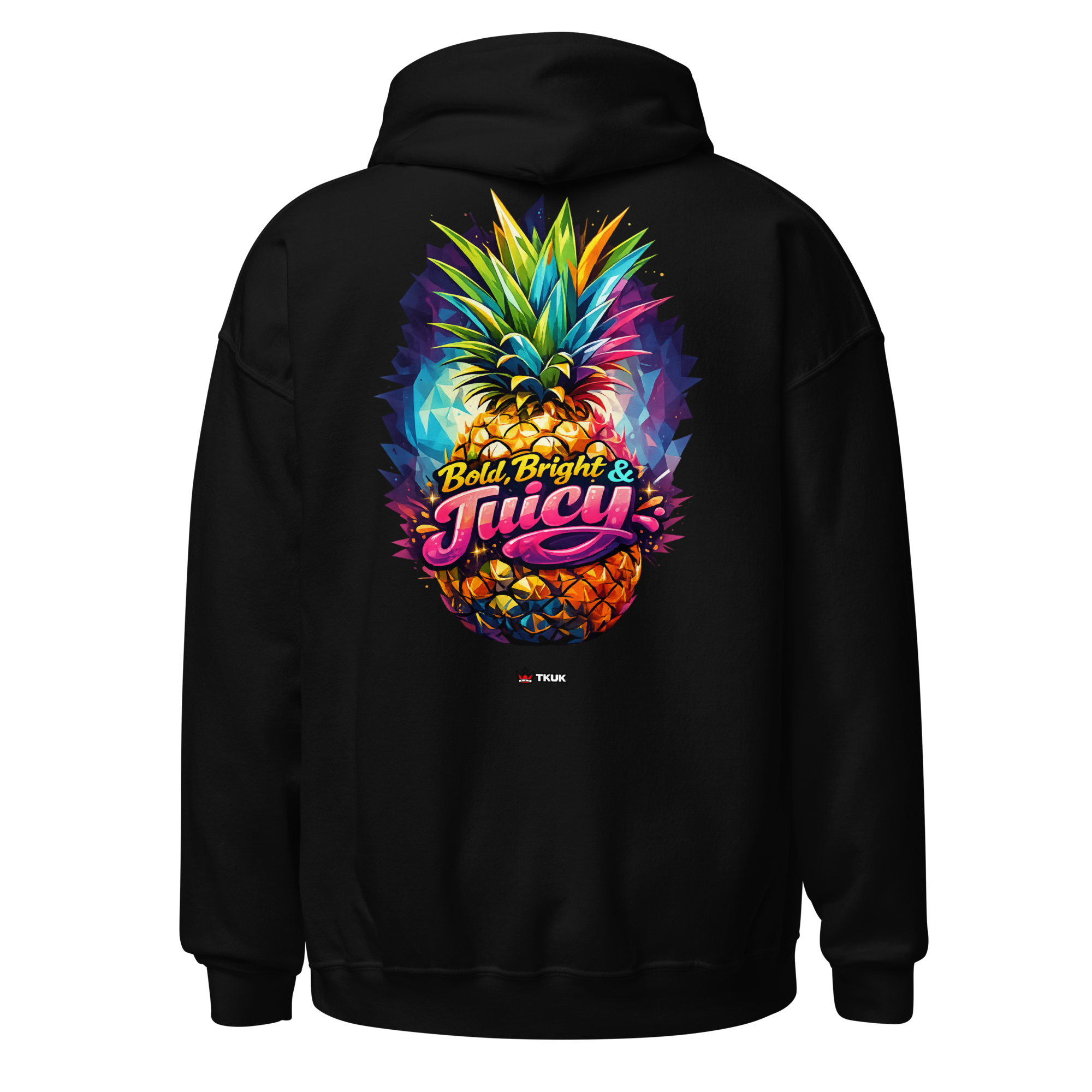 bold bright juicy pineapple hoodie