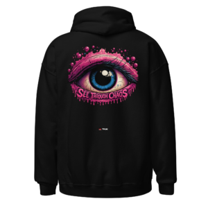 Statement Wear see through chaos eye hoodie