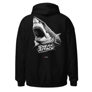 Animal Prints sneak attack shark hoodie