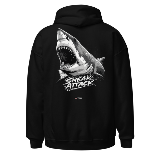 sneak attack shark hoodie