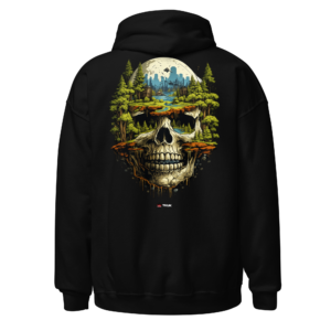 woodland skull hoodie