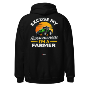 Country & Farming excuse my awesomeness i’m a farmer tractor hoodie