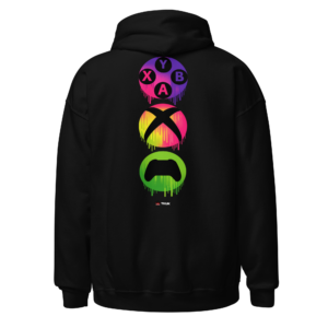Statement Wear controller buttons console gaming hoodie