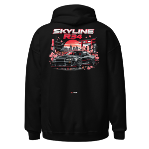 Cars & Motorsport skyline r34 japanese street car hoodie