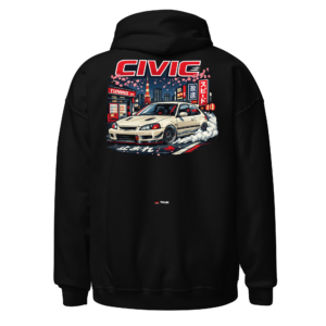 Cars & Motorsport civic japanese street car hoodie
