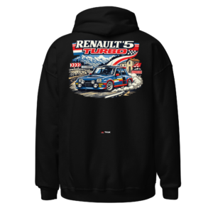Cars & Motorsport renault 5 turbo classic rally car hoodie