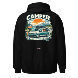 Cars & Motorsport camper van adventure hoodie