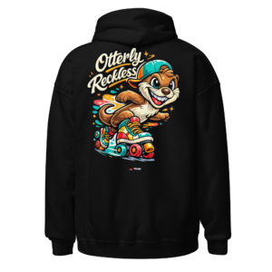 otterly reckless otter skates hoodie