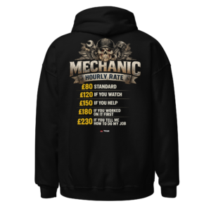 Statement Wear mechanic hourly rate hoodie