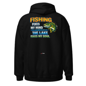 fishing fixes my mind lake fixes my soul hoodie