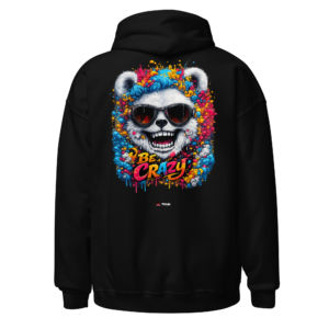 be crazy polar bear hoodie