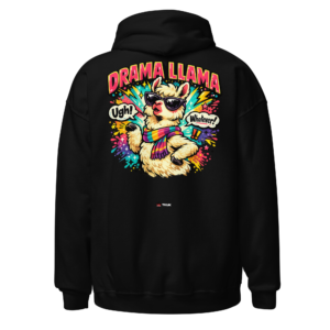 drama llama funny character hoodie