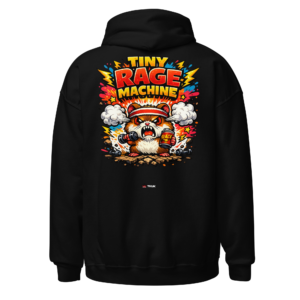 tiny rage machine hamster hoodie