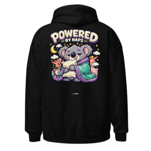 powered by naps koala hoodie