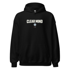 Clean Cut clear mind minimalist hoodie