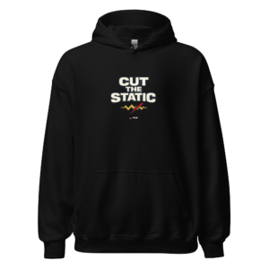 Clean Cut cut the static minimalist hoodie