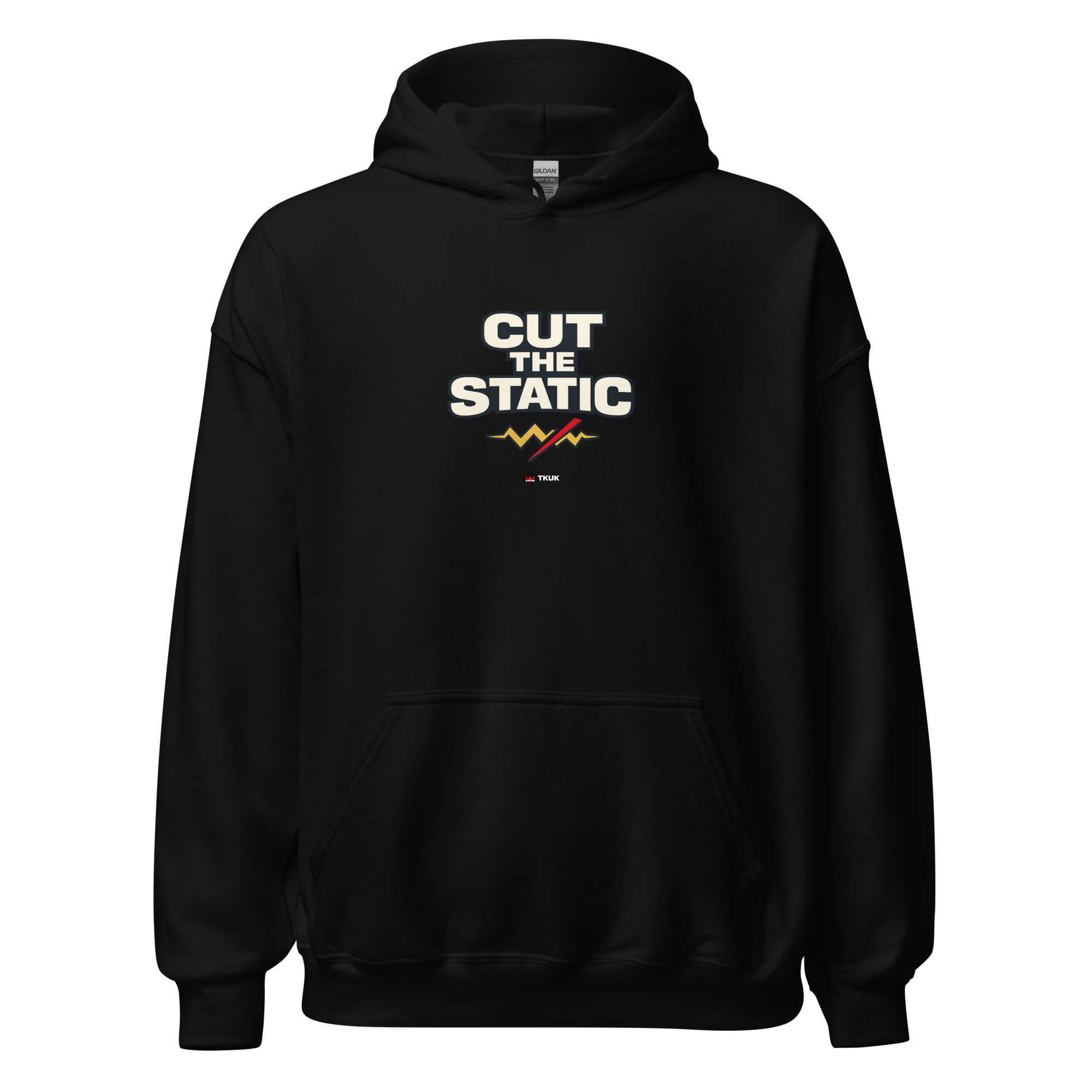 cut the static minimalist hoodie