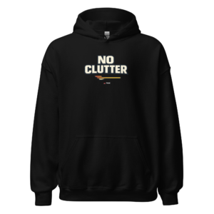 Clean Cut no clutter minimalist hoodie