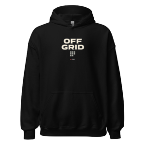 Clean Cut off grid minimalist hoodie