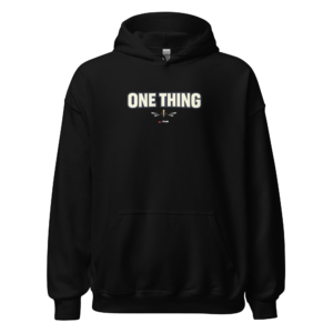 Clean Cut one thing minimalist hoodie