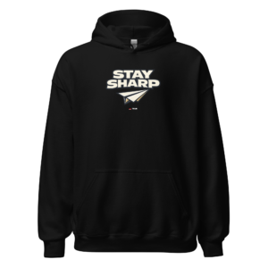 Clean Cut stay sharp minimalist hoodie
