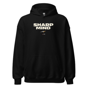 Clean Cut sharp mind minimalist hoodie