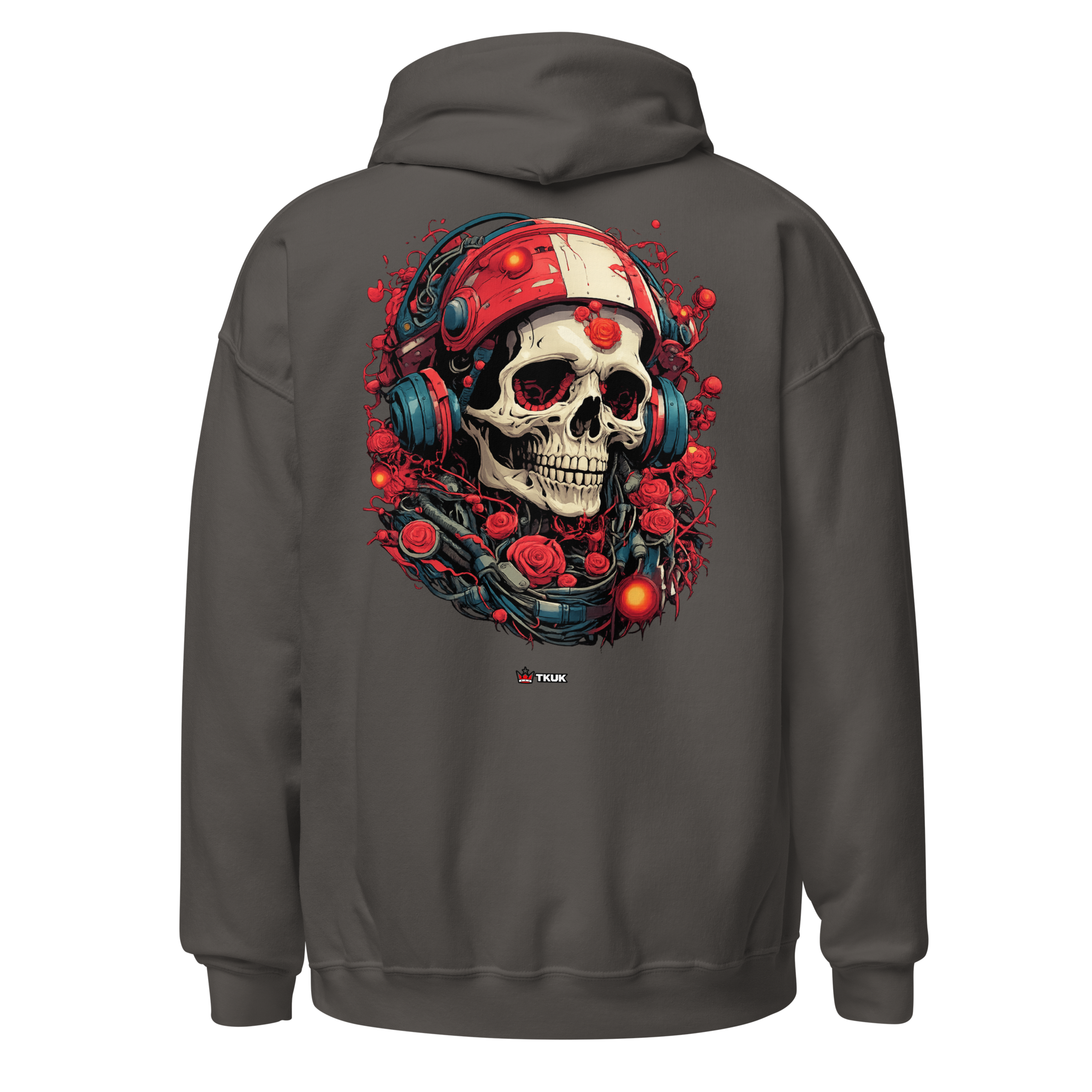 cyberpunk skull hoodie