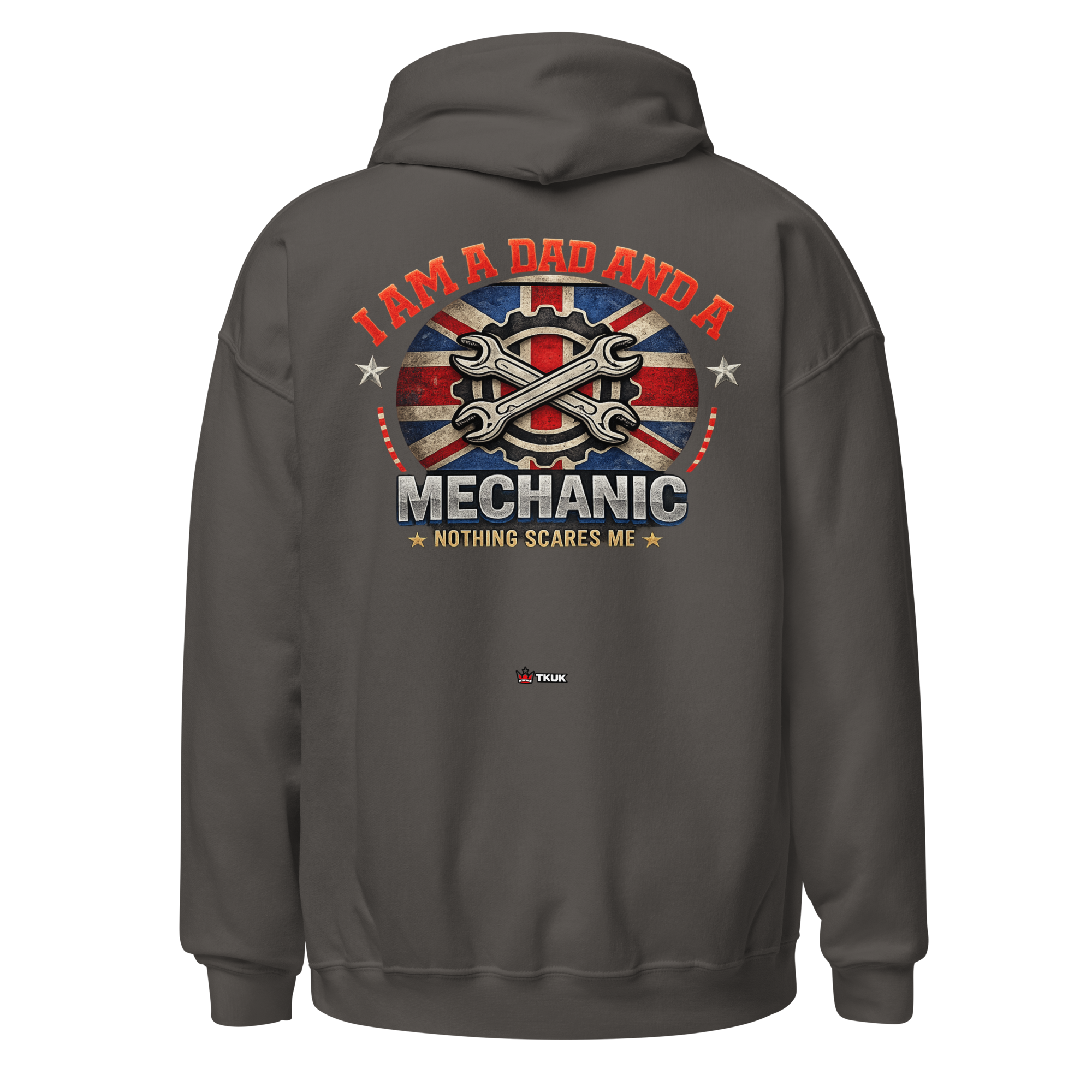 dad mechanic nothing scares me hoodie