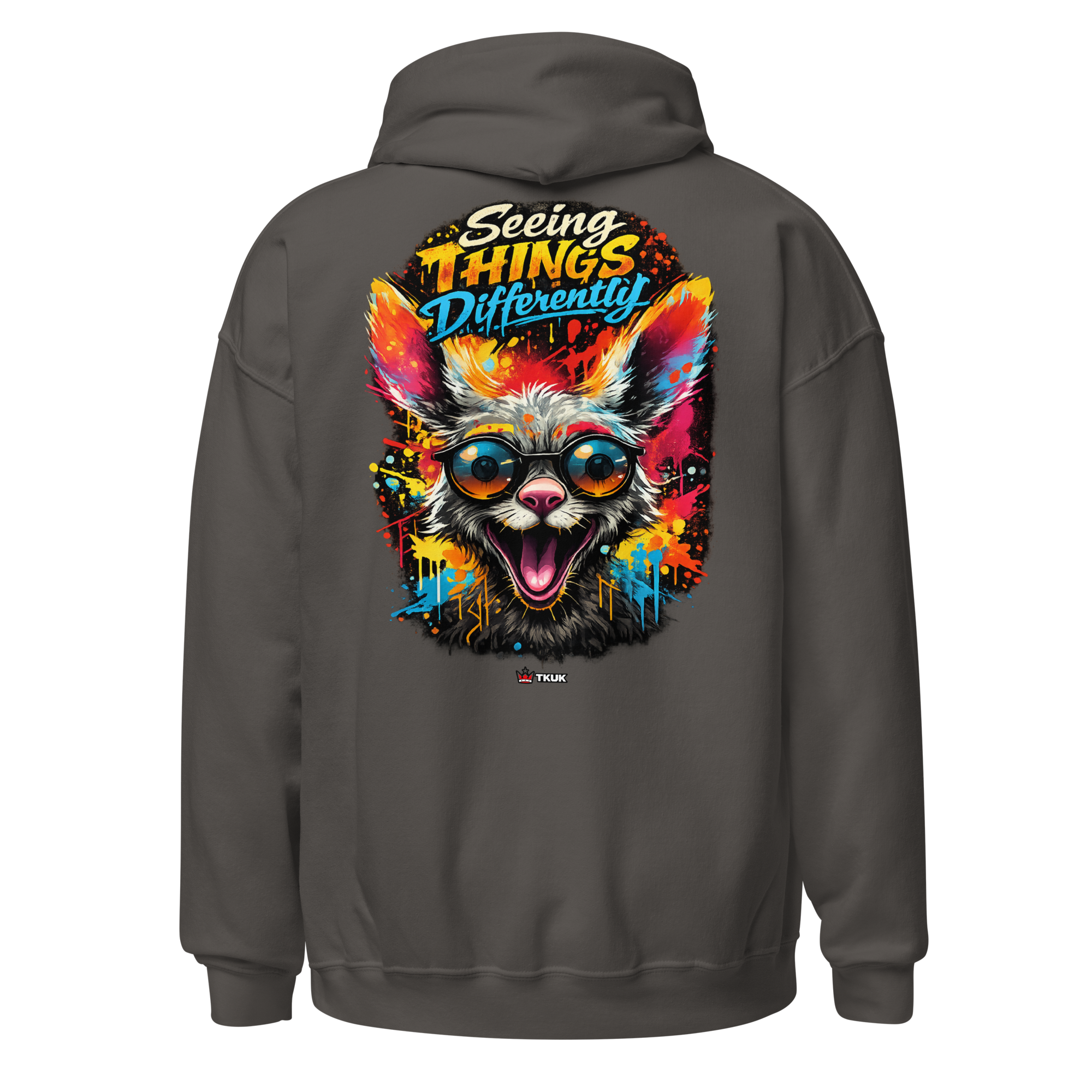 seeing things differently hare hoodie
