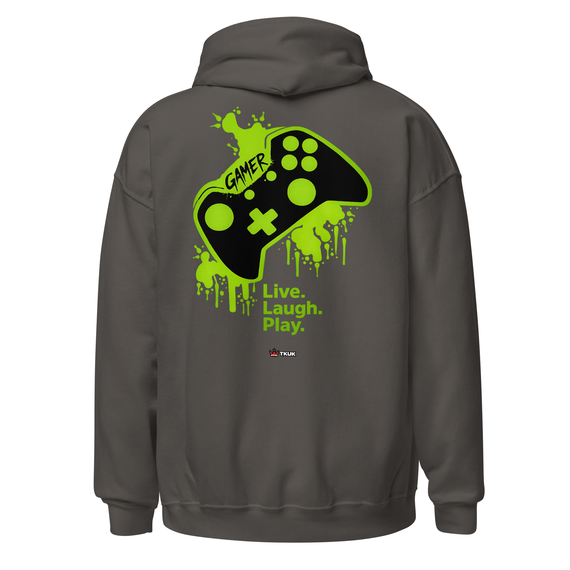 live laugh play gamer controller hoodie
