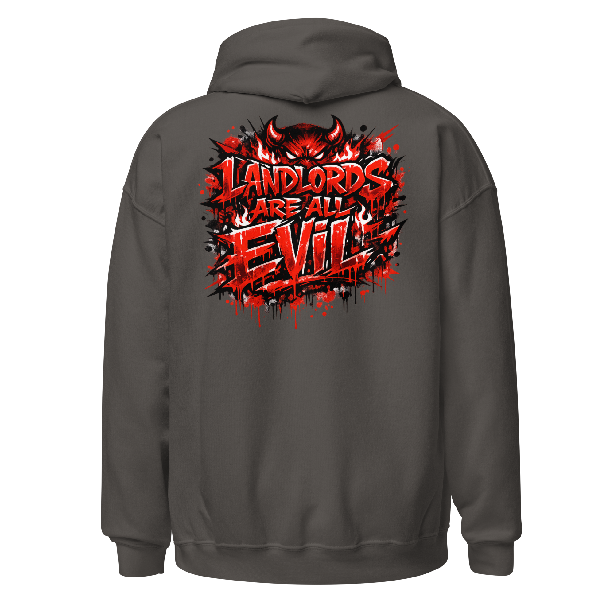 Landlords Are Evil Statement Hoodie - Image 6