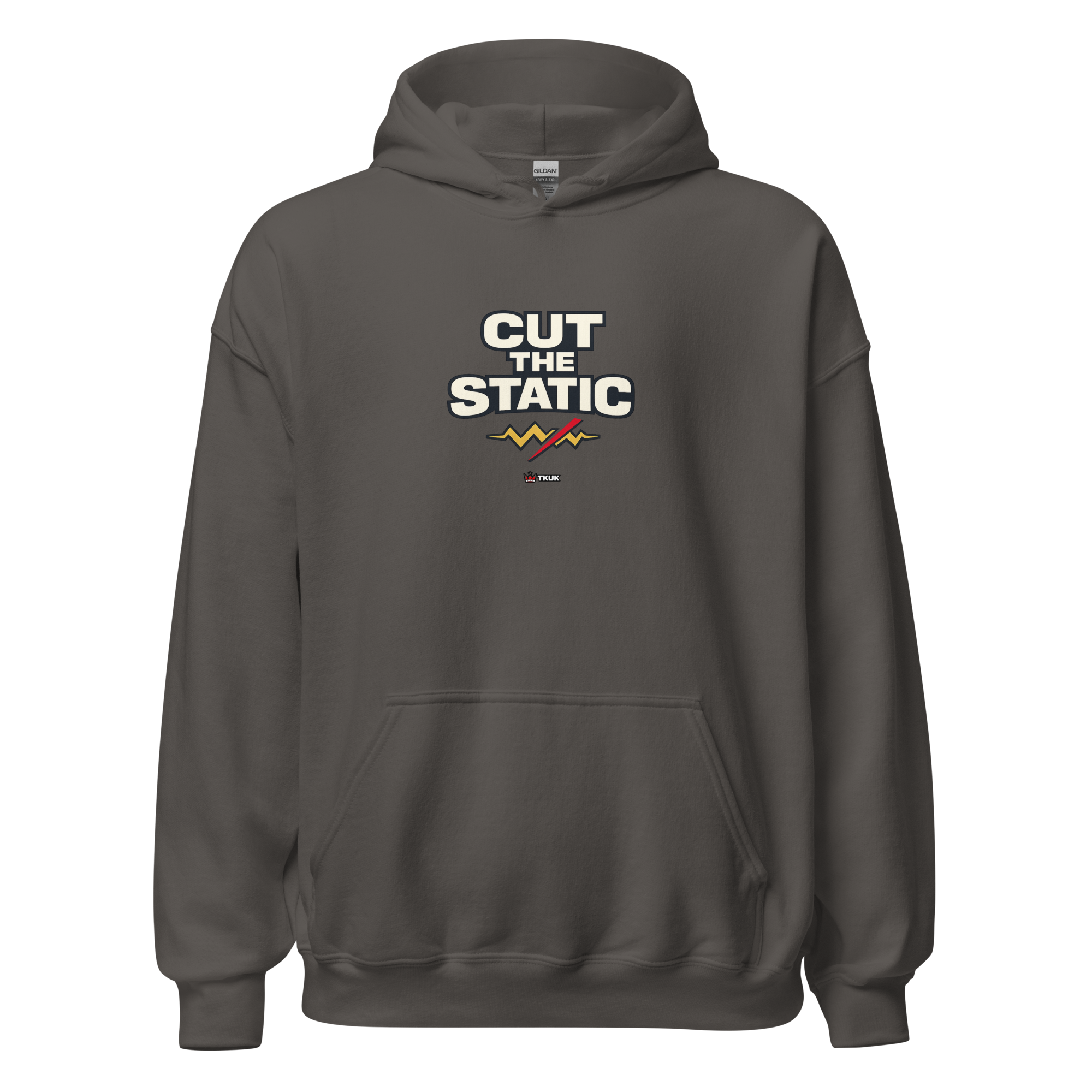 cut the static minimalist hoodie