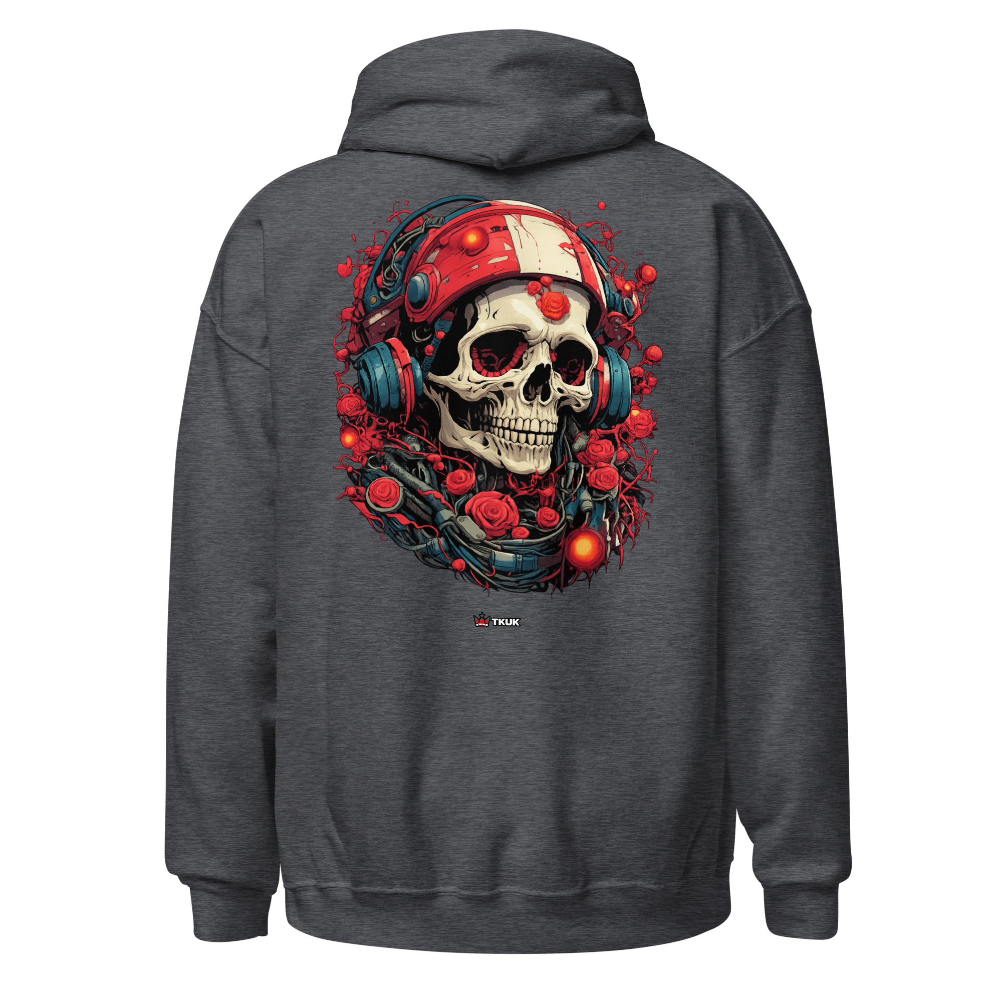 cyberpunk skull hoodie