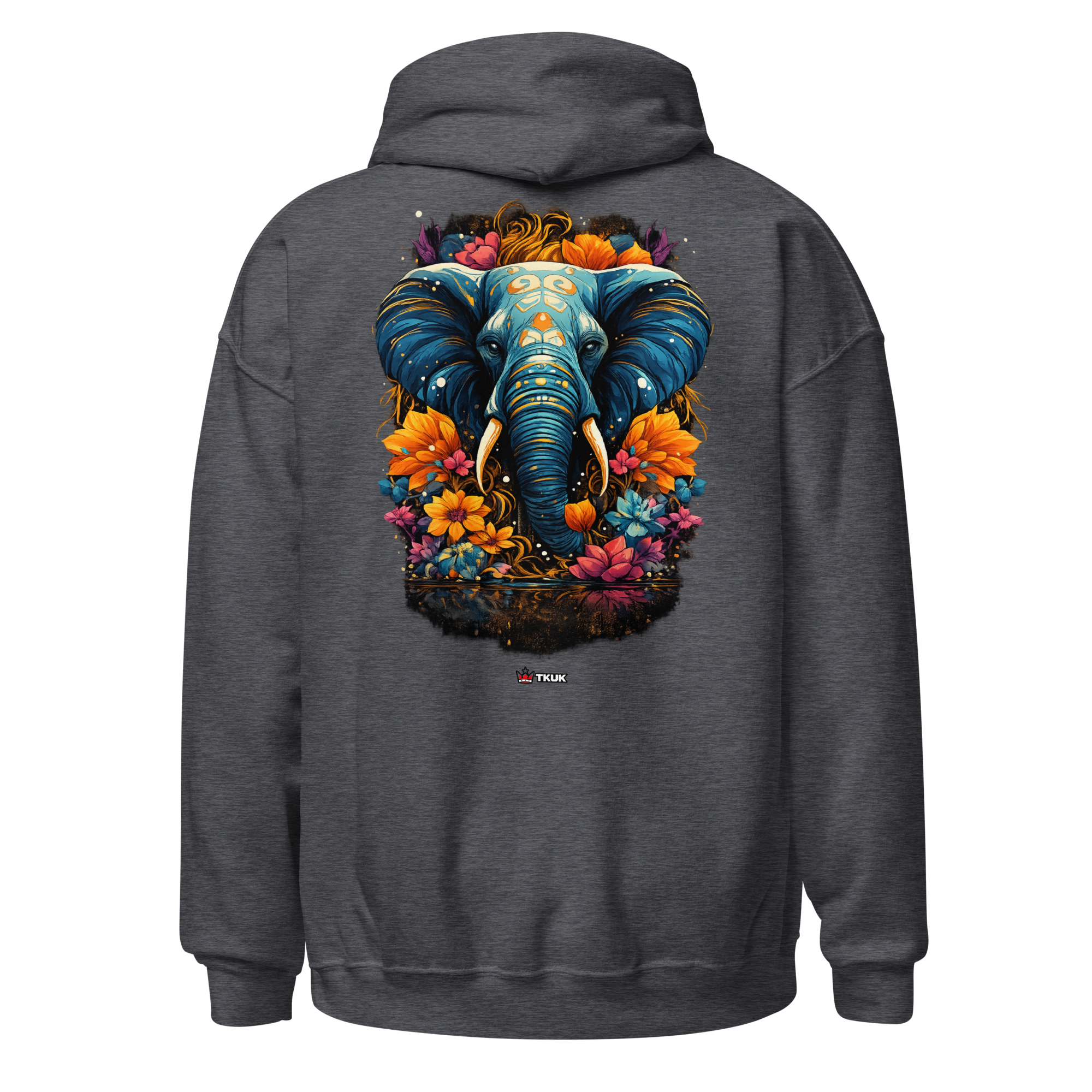 flower elephant hoodie