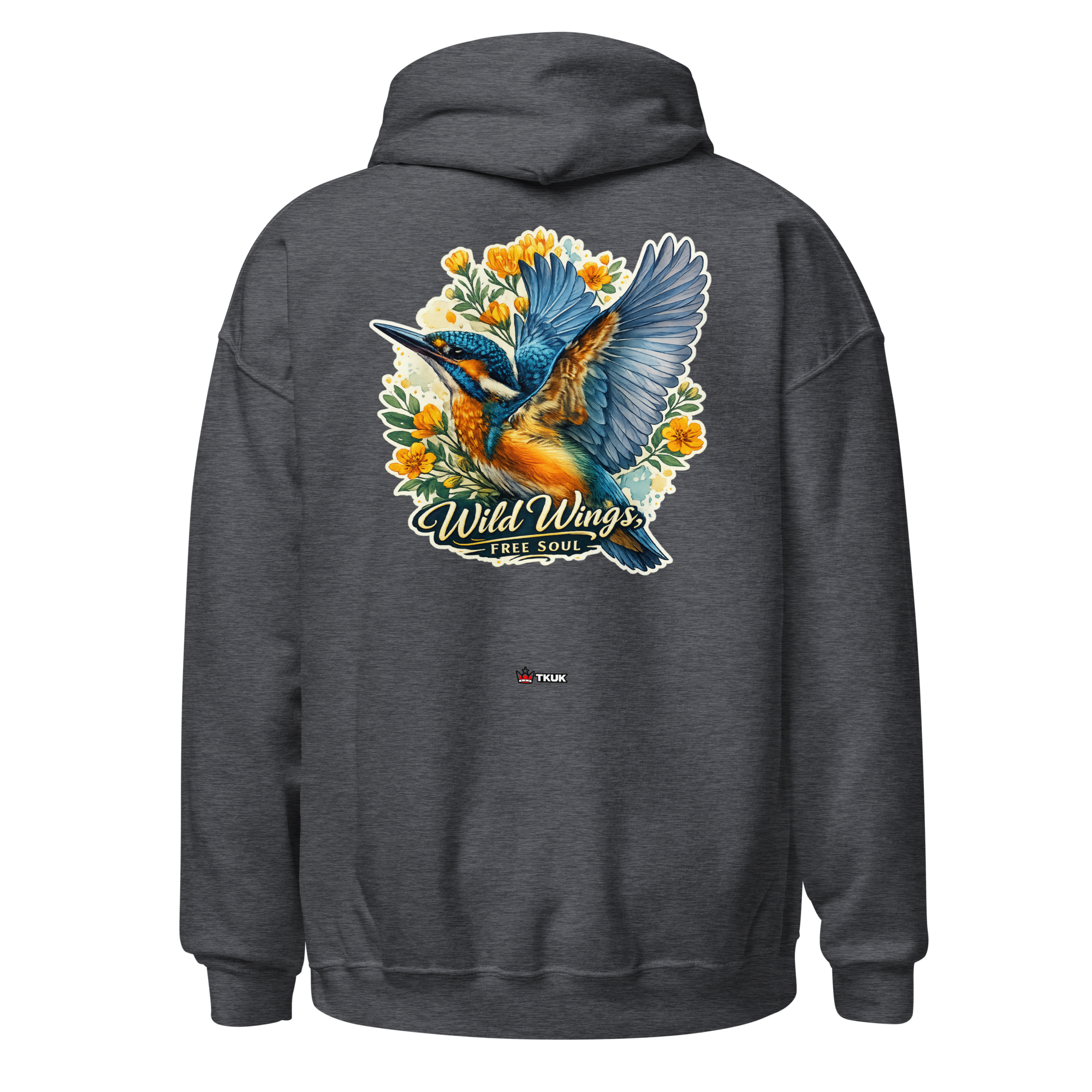wild wings free soul kingfisher hoodie