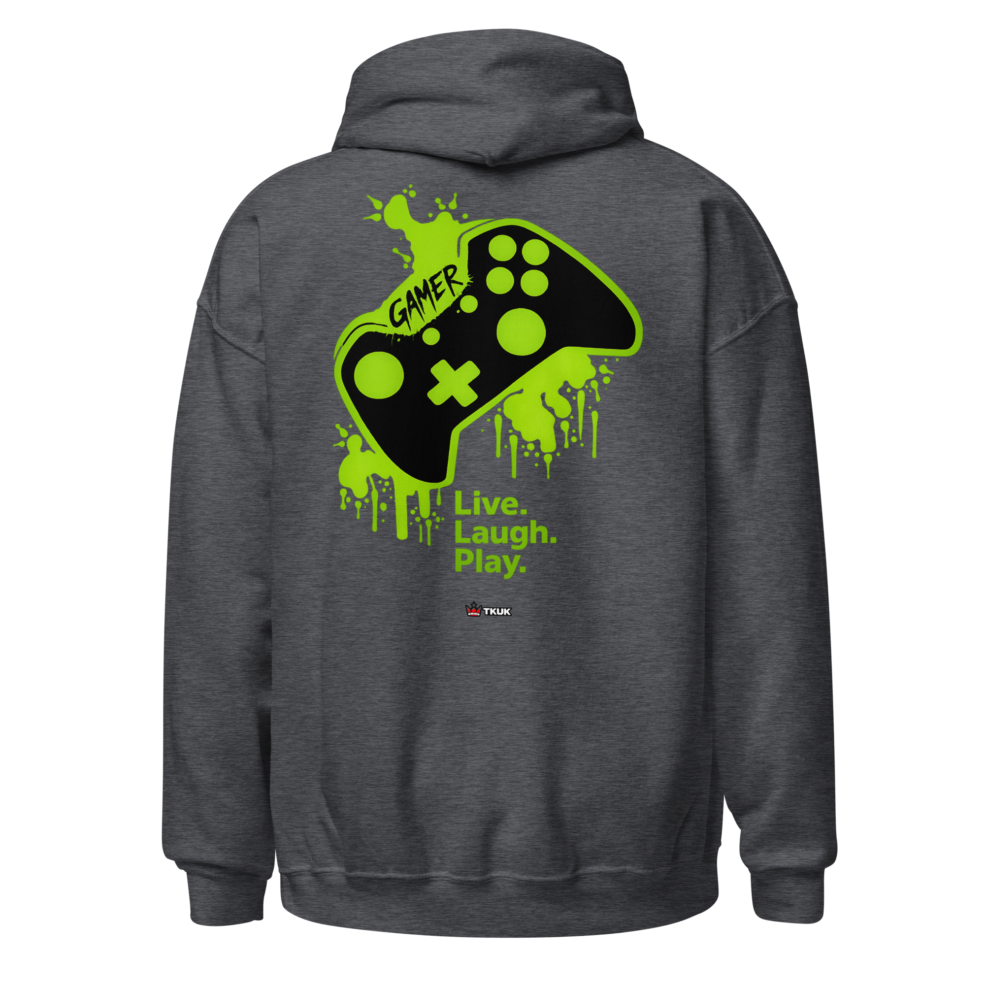 live laugh play gamer controller hoodie