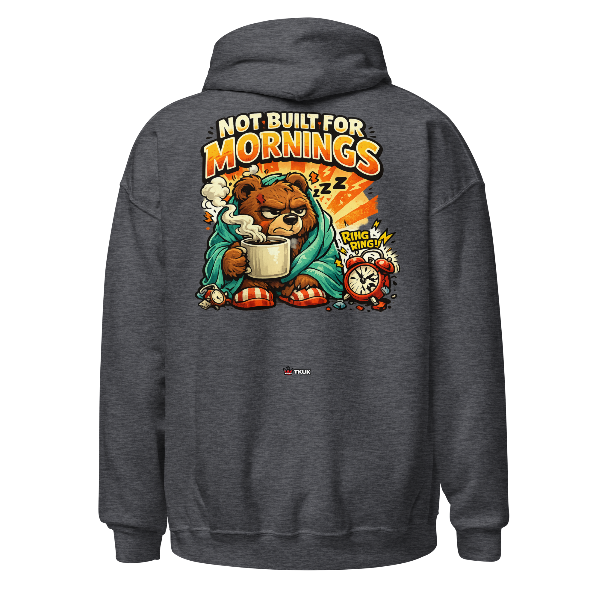 not built for mornings grumpy bear hoodie