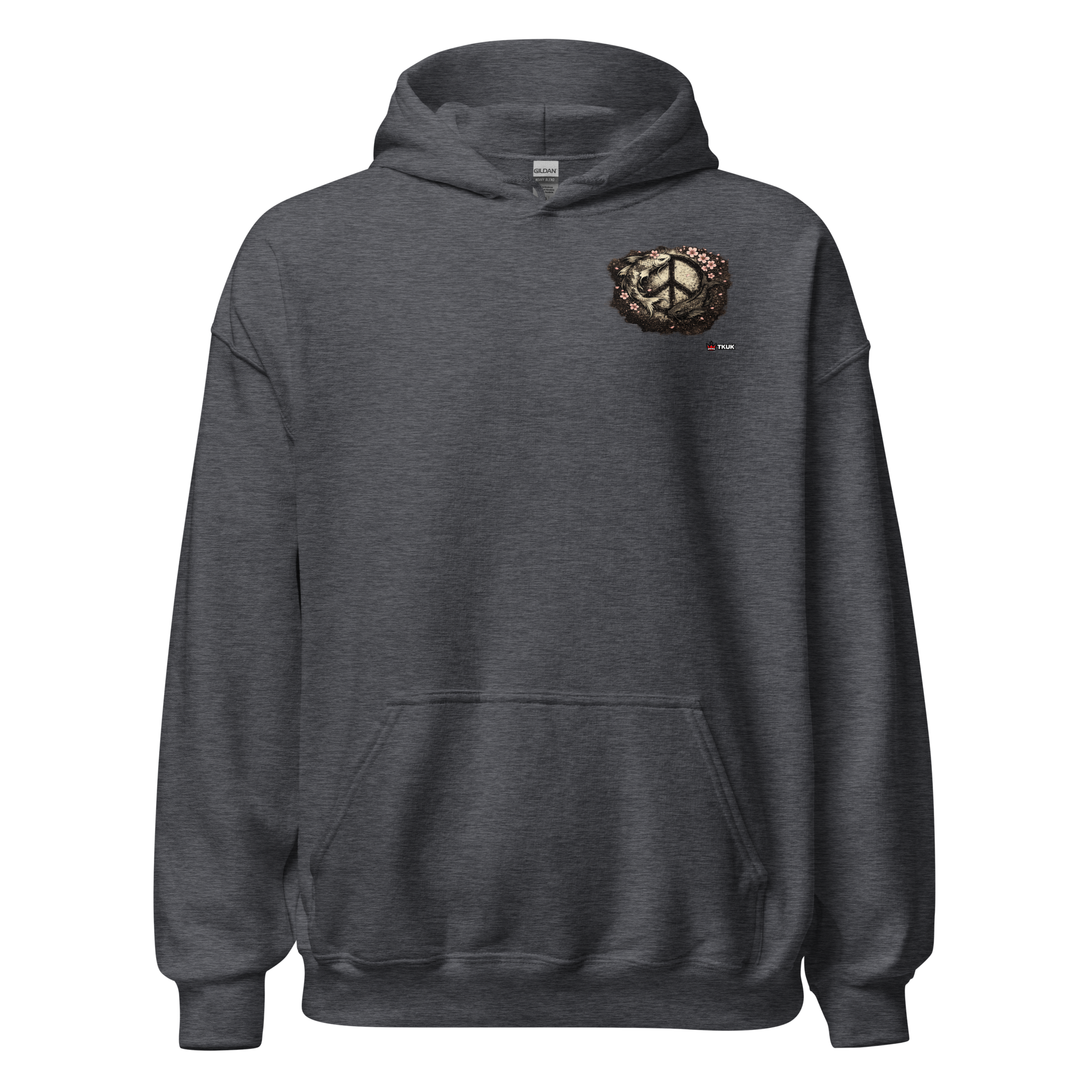 peaceful koi carp hoodie
