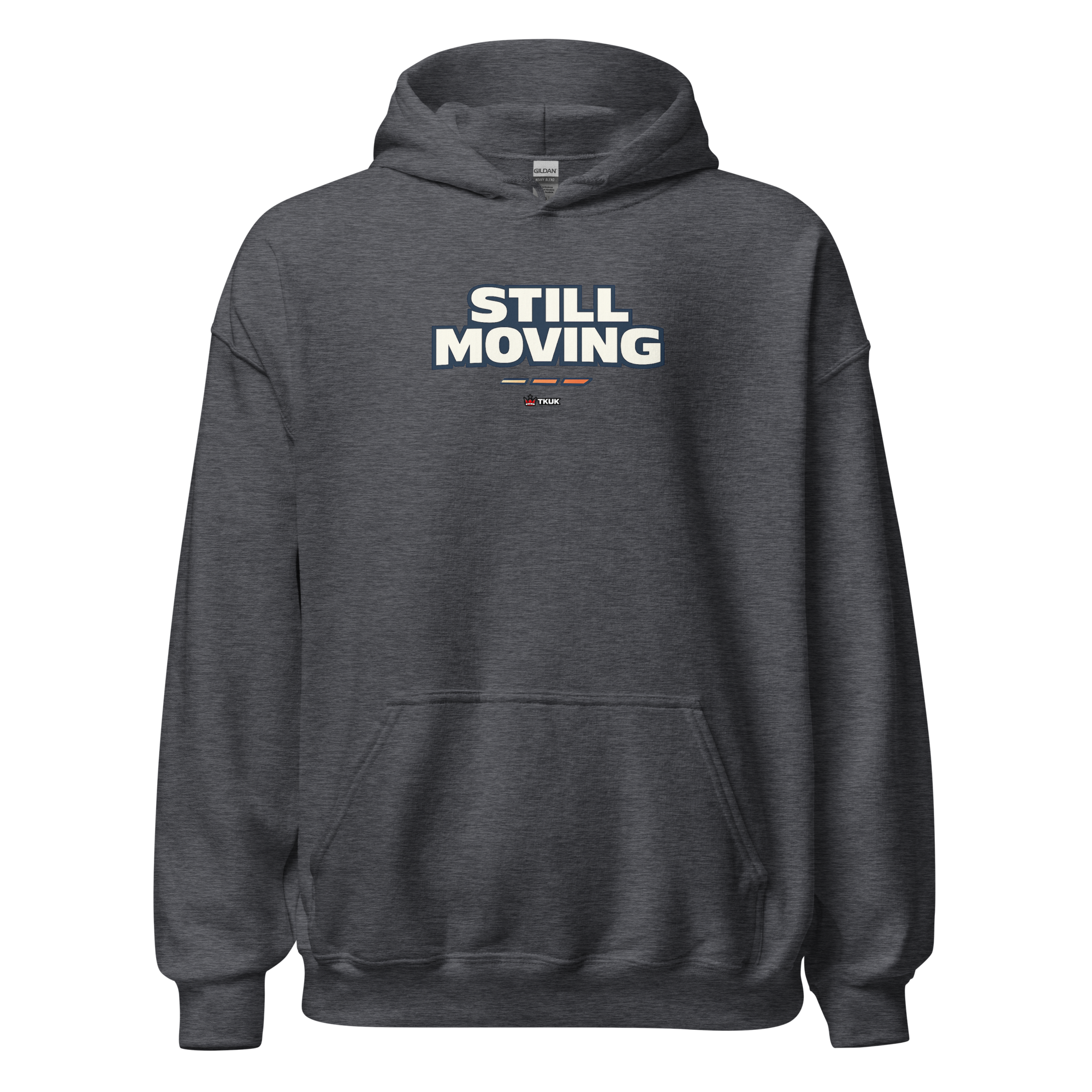 still moving minimalist hoodie
