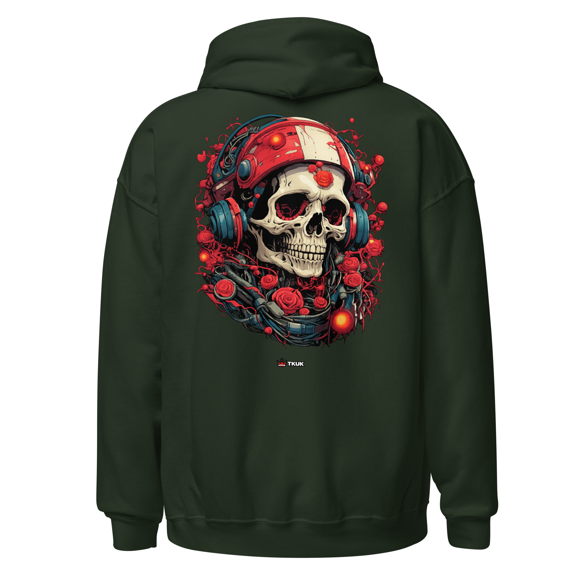 cyberpunk skull hoodie