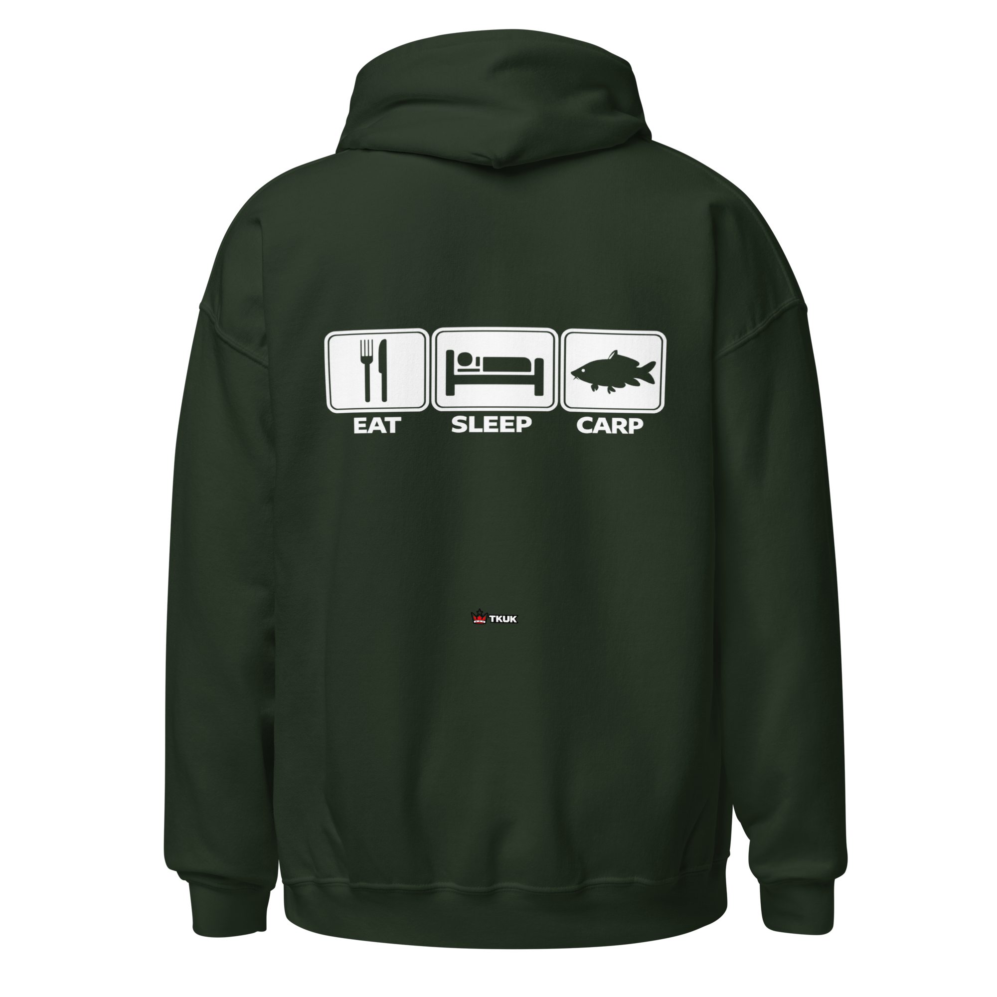 eat sleep carp fishing hoodie