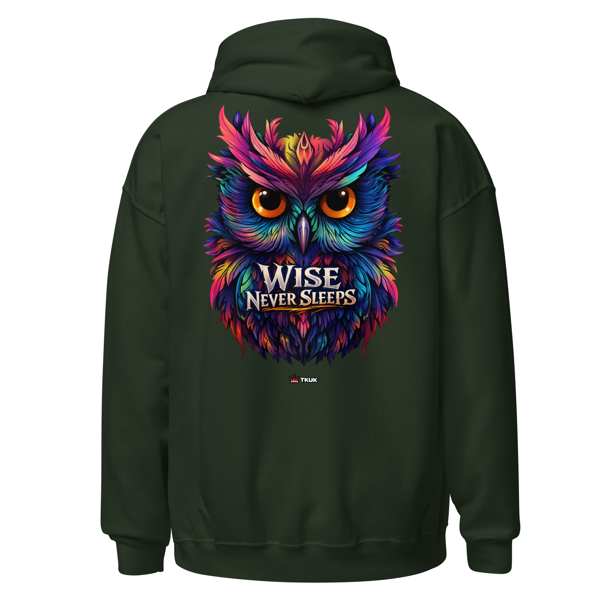 wise never sleeps owl hoodie
